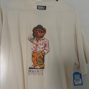 Market Studios Cream Graphic Tee